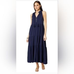 Lilly Pulitzer Malone Maxi Dress in True Navy